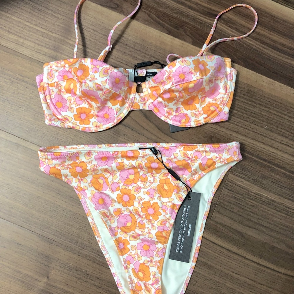 NWT Triangl bikini set with bag!